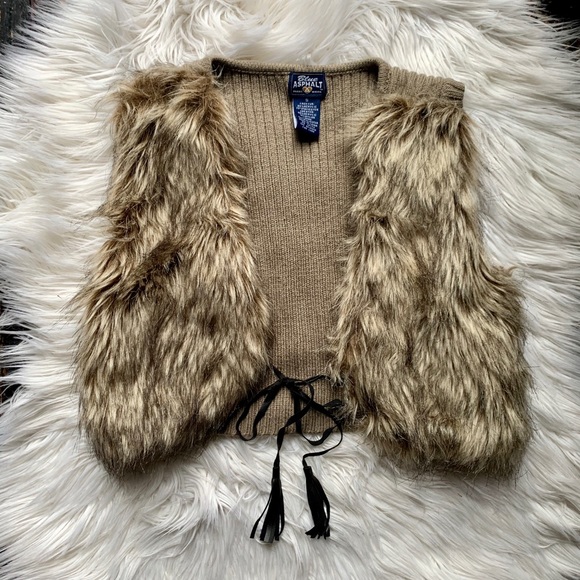 Blue Asphalt Other - Blue Asphalt kids faux fur vest